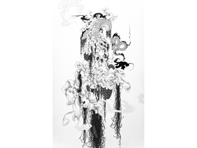 【銀座 蔦屋書店】ましもゆきの個展「花轍」を2月17日（土）より開催。緻密な筆致で欲望と妖しさが交差する...