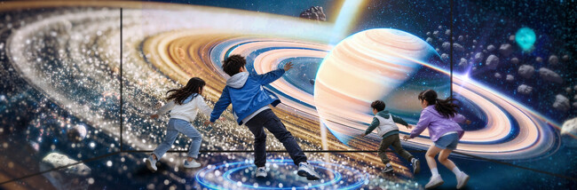 【新展示】体がコントローラーに！？みんなで宇宙を大冒険！SKIPシティ映像ミュージアム「303ワンダースタジオ」が体験型シアターとしてリニューアルオープン