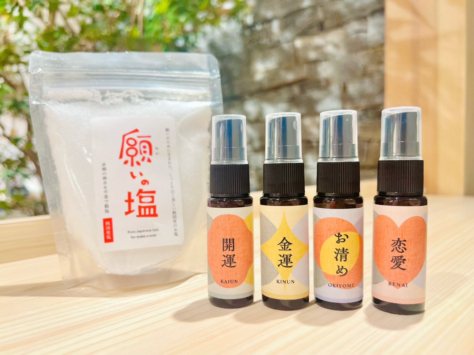 塩の浄化力と香りの癒しを、あなたの日常に。縁起物専門店「願（ねがわくば）」から新商品『願いの塩スプレー』登場！