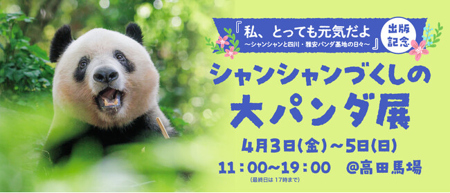 プレスリリース「【3日間限定】写真集『私、とっても元気だよ　シャンシャンと四川・雅安パンダ基地の日々』出版記念「シャンシャンづくしの大パンダ展」&団体旅行開催が決定！！」のイメージ画像