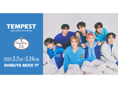 韓国発グローバルグループ『TEMPEST』の日本デビューを記念して、Chugai Grace Cafeで...