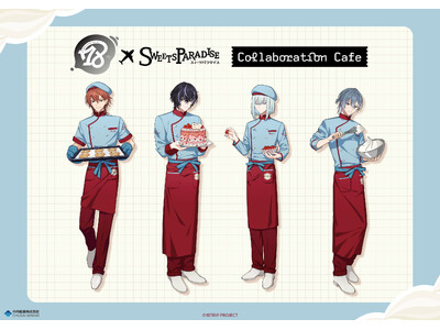 18TRIP�~SWEETS PARADISE Collaboration Cafe���J�Ì���I�X�C�[�c��肪�e�[�}�̕`�����낵�C���X�g���g�p�����u�A�N�����t�B�M���A�X�^���h�v�Ȃǂ̐V��O�b�Y���o��I
