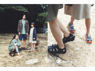 スノーピークとKEENが初のコラボレーション「HYPERPORT H2」を3月13日より発売　～実用性と...