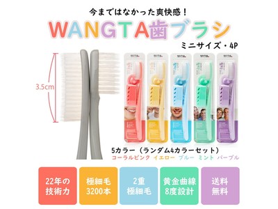 【在庫売り尽くしSALE】美容の本場、韓国で話題だった大人気のWANGTA歯ブラシが35％OFF！