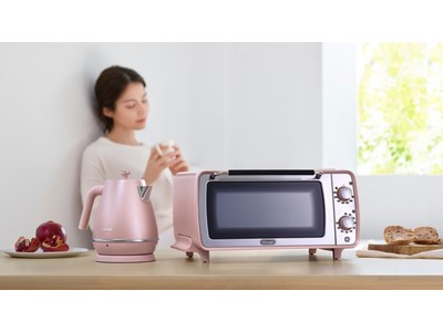 「デロンギ ディスティンタ・ペルラ コレクション」電気ケトル(KBIN1200J)とオーブン&トースター(EOI408J) を2021年4月15日(木)に発売