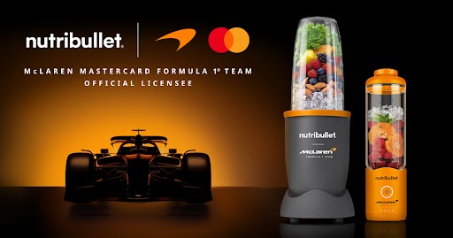 「nutribullet(R)」と「McLaren Mastercard Formula 1 Team」がパートナーシップを発表 ― パフォーマンスと精密技術の融合 ―