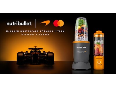 「nutribullet(R)」と「McLaren Mastercard Formula 1 Team」...