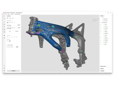 Artec 3DがArtec Studio 17を発売、検査やリバースエンジニアリング用の完全なワークフローを提供、画期的なCGI機能やUXアップデートも