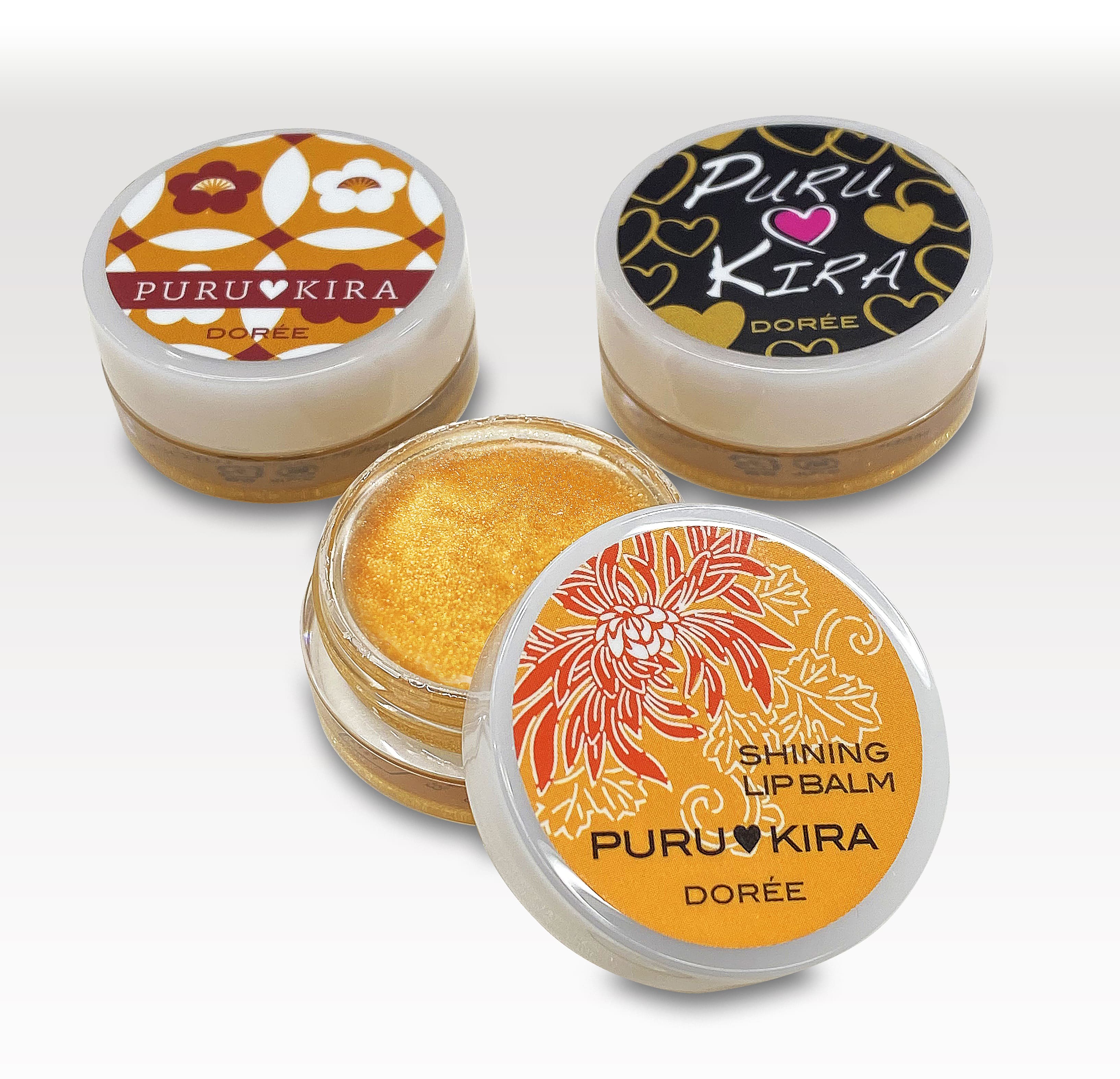 【2月25日新発売】創業120余年の金箔メーカー「カタニ」より、自社オリジナル化粧品ブランド『DOREE(ドレ)』が誕生！第1弾のアイテムは、最高級パール入りの極上リップ「PURU(ハート)KIRA」。