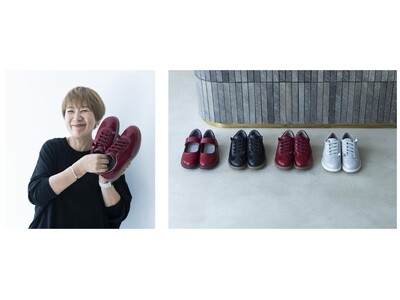 人気インフルエンサー 金子敦子さんと共同開発 アキレス・ソルボから「上質ラムレザーシューズ」登場