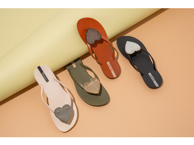 【Ipanema】ハートモチーフが目を引くサンダル『MAXI FASHIONII』から、上品な大人カラーのブラウンが新発売！