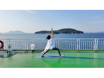 瀬戸内の多島美を望む「洋上のヨガスタジオ」が誕生！