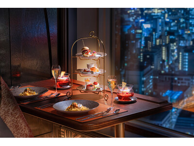 煌めく夜景×スイーツ×本格パスタ。大人気アフタヌーンティーが夜仕様にアップデート。地上150mのパノラマ絶景で楽しむ「ナイトアフタヌーンティー」が新登場