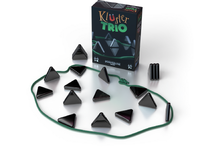 フランス発・人気アクションゲーム「Kluster（クラスター）」シリーズ最新作「TRIO」が登場！ 三角形の新型マグネットでゲーム性が大幅にパワーアップ！