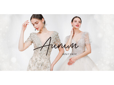 日本初上陸の韓国ドレスブランド『Aurum（アウルム）』のオートクチュールドレス、新作6型が登場。全国のスタジオで予約受付スタート！