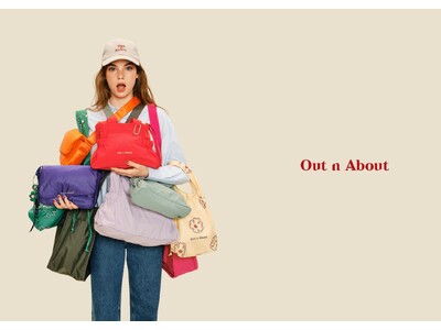 好きな色で、好きな場所へ。「Out n About（アウト ナバウト）」9月15日（火）よりアトレ恵比寿にて期間限定POP UPを開催。ブランド初となるヴィーガンレザーのバッグシリーズを先行販売！