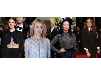 マルゲリータ・ブイ、ヴァレンティーナ・ロマーニ、ヤオ・チェンやカシア・スムトゥニアクがポメラートのジュエリーをまとい第76回カンヌ国際映画祭に登場