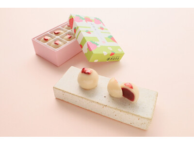 【甘酸っぱい春の味わい】亀屋良長が贈る、いちごの美味しさを詰め込んだ春の和菓子。