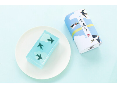 【新発売】初夏の青空が広がる爽やかな味わい。新作羊羹「空渡り」ができました。