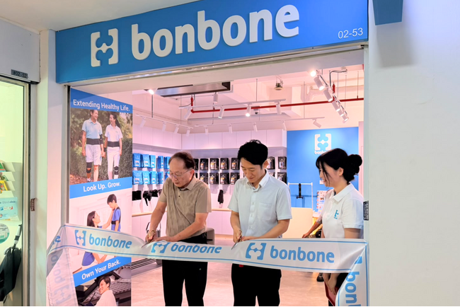 サポーターブランド「bonbone」、初の海外専門店「シンガポールショールーム」を現地代理店と常設オープン　～ポップアップでの好評を受け、いつでも試着ができる拠点を開設～