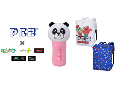 初プライズ化！『PEZ（ペッツ）』のロングクッションやスクエアリュックがモーリーファンタジー・PALO限定で４月21日（金）より展開開始