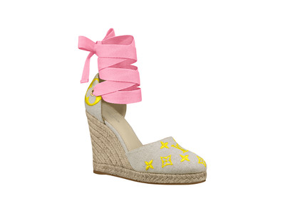 【ルイ・ヴィトン】新作ウェッジソールサンダルはビタミンカラーでポップに！