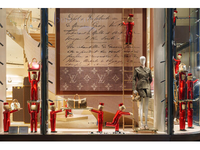 【ルイ・ヴィトン】モノグラム誕生130周年を記念し、世界各地でエクスクルーシブなウィンドウ・ディスプレイとポップアップストアを展開