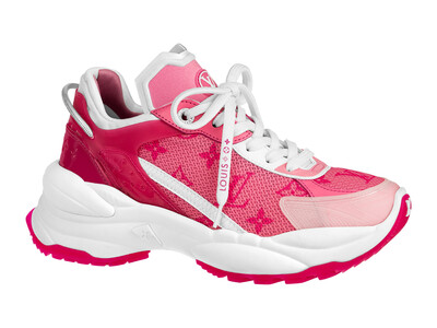 【ルイ・ヴィトン】 軽やかな足取りで冬を満喫！新作ピンクスニーカーが登場