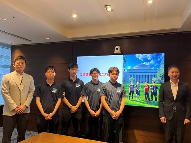 株式会社商船三井をMIT世界大会出場の高校生が表敬訪問-次世代の技術人材育成を支えるスポンサーシップ