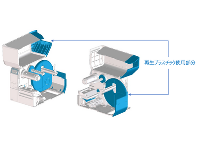 サトー、グローバルで販売中の主力プリンタに再生プラスチックを採用