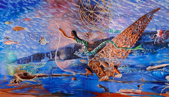 直島新美術館 2026 年度冬の展示替え 今津景＆バグース・パンデガ 「Currents without Anchors(錨なき流れ)」展