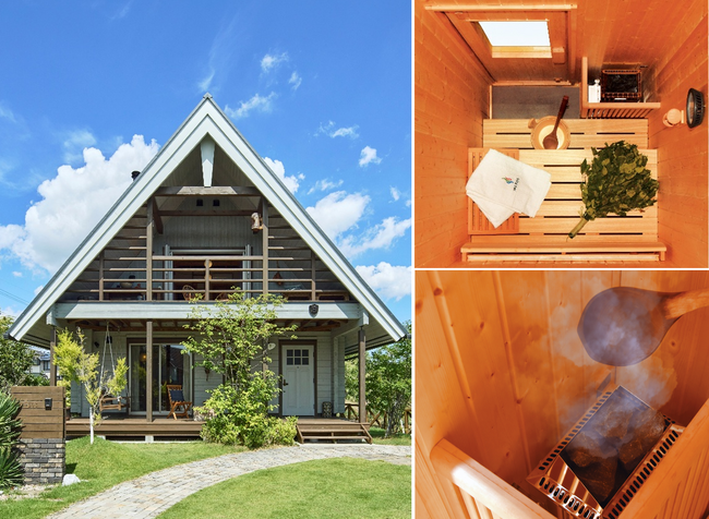 ログハウスの「BESS」、家庭用サウナオプションを3月7日サウナの日より発売