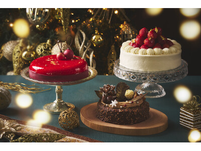 【ヒルトン沖縄北谷リゾート】“アメリカンレトロ・クリスマス”を彩る、3種の贅沢クリスマスケーキ2025年