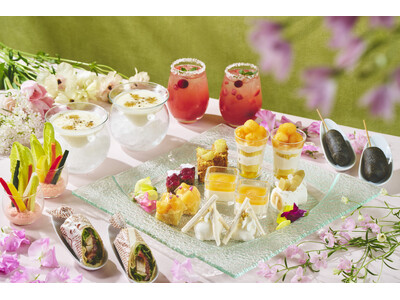 【ヒルトン沖縄北谷リゾート】メロンづくしのアフタヌーンティー～ピーチが彩る初夏のひととき～