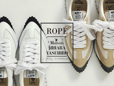 ROPE（ロペ）とMaison MIHARA YASUHIRO（メゾン ミハラヤスヒロ）のコラボレーションが実現。限定シューズを10/25（金）に発売。