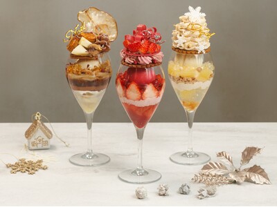 【SALON BAKE & TEA】2024年クリスマスを彩るパフェ・アフタヌーンティー、スイーツビュッ...