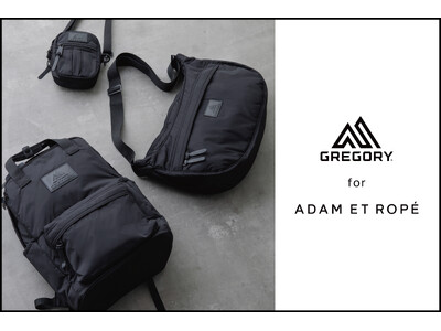 GREGORYとADAM ET ROPE’の別注バッグが登場！モードかつアーバンなオールブラック仕様の3型がラインアップ