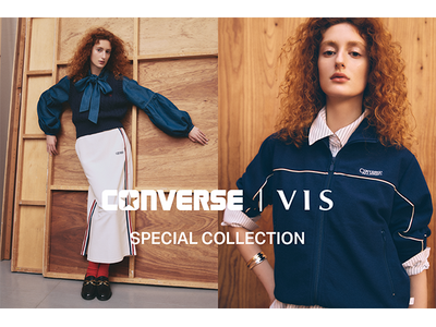 「VIS」、第２弾となる大人気の「CONVERSE」別注アイテムを発売！プレッピーな要素をプラスした、全2型を展開。