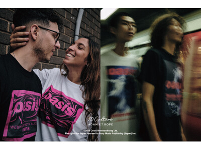 oasis　10Culture / ADAM ET ROPE'の25SS新作Tシャツ第二弾が登場！ツアーポスターのアートワークを使用した全6柄で展開