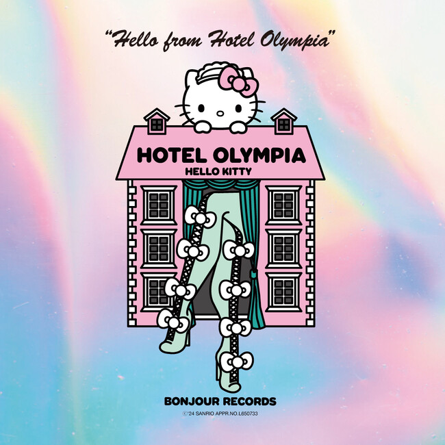 bonjour records ×Hotel Olympia×HELLO KITTYのトリプルコラボレーションコレクション第二弾を5月24日(金)より発売開始