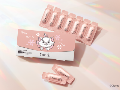 累計販売個数450万突破の「Yunth 生VC美白美容液」にディズニー『おしゃれキャット』マリー限定デザインが登場 2025年3月より数量限定発売