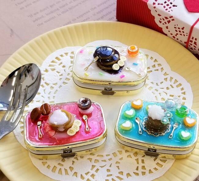 バレンタインにもオススメ！ビーズ＆アクセサリーパーツショップPARTS CLUB、 仙台クリスロード店にてパンケーキの小物ケースが作れる「手作り教室」を開催。