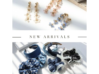 LUNA EARTH ONLINEより、大人カジュアルなデニムシリーズヘアアクセ&カラフルビーズアクセサ...