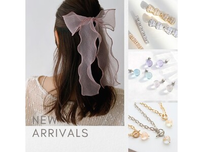 LUNA EARTH ONLINEより、 人気ドットヘアアクセの新作や、キラキラ＆クリア感が魅力のアクセ...