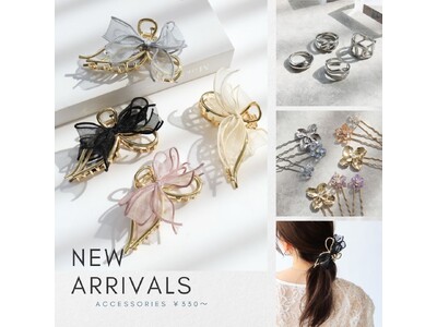 LUNA EARTH ONLINEより、 汗ばむ季節に活躍するヘアアクセ＆ステンレスリングの新作などが5/28（木）入荷しました。
