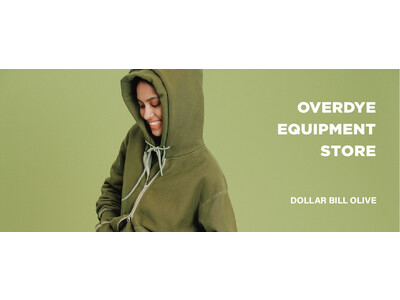 JOHNBULLのオーバーダイ加工のコレクション OVERDYE EQUIPMENT STORE に新色「DOLLAR BILL OLIVE」が登場！2023年9月16日より直営店限定で販売スタート