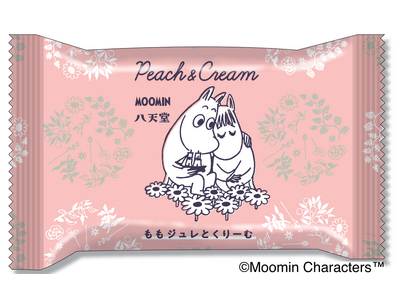 【八天堂店舗】恒例企画 ‟ムーミンオリジナルデザイン”「くりーむパン ももジュレとくりーむ」を新発売