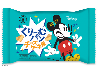 【八天堂店舗】『ミッキーマウス』デザイン「くりーむパンチーズケーキ風」を新発売！ポップでカワイイ「5個入...