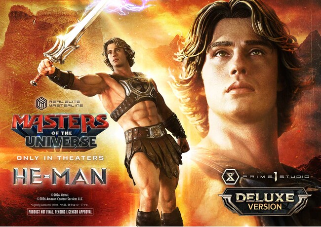 映画『マスターズ・オブ・ユニバース』から、「ヒーマン」を1/3スケールで立体化