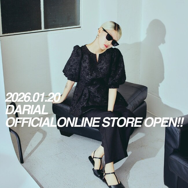 オケージョンドレスブランド「darial」公式オンラインストアが2026年1月20日オープン！新作予約販売と対象アイテム20％OFFのオープン記念フェア、LINE登録1000円OFFクーポンも実施